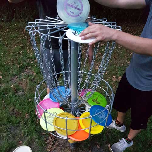 Basket disc golf